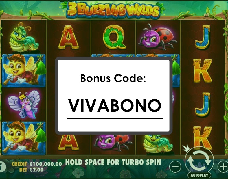 3 Buzzing Wilds Get a Sweet Welcome Bonus of $1750 + 290 Free Spins